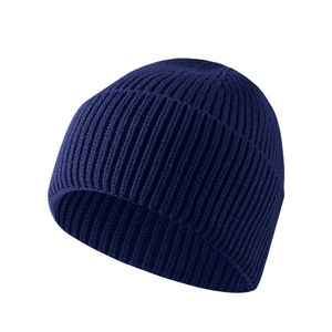 Solid Color Knitted Beanie For Women Winter <b>Warm</b> <b>Hat</b> Round Top Woolen Cap Fashionable Korean Style Autumn Essential - Product Image 1