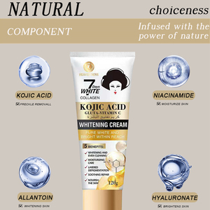 Nhãn Hiệu Riêng 120G Vitamin C Kojic Axit Collagen Giữ Ẩm 7 Ngày Nhanh Chóng Làm Trắng Da Mặt Kem Làm Trắng Kem - Product Image 3