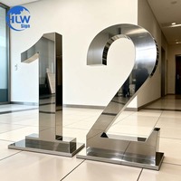 Prix d'usine Lettres LOVE en métal doré en acier inoxydable, taille personnalisable, pour mariages, bâtiments et entreprises