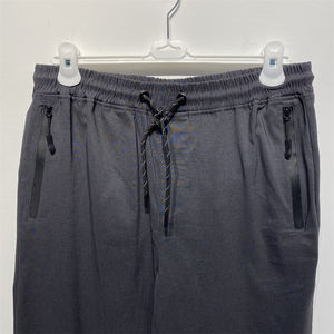 <span class=keywords><strong>Pantaloni</strong></span> da Jogger urbani da <span class=keywords><strong>uomo</strong></span> alla moda con coulisse nera con <span class=keywords><strong>tasche</strong></span> con cerniera elastico in vita a vita media taglie forti stile Casual - Product Image 3