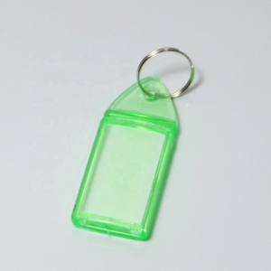 Wholesale Custom logo Blank Writable Lear <strong>Plastic</strong> Blank <strong>Key</strong> Ring <strong>Tags</strong> for Office and Hotel - Product Image 4