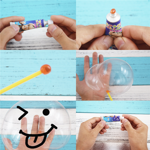 WBG Non Toxic Safe Elastic Plastic <b>Balloon</b> Magic Bubble Glue Paste Blowing Toy For Kids - Product Image 4