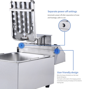 <span class=keywords><strong>Friteuse</strong></span> électrique professionnelle HENGZHI à double cuve en acier inoxydable <span class=keywords><strong>3000W</strong></span> certifiée CE avec garantie d'un an pour une cuisson rapide - Product Image 6