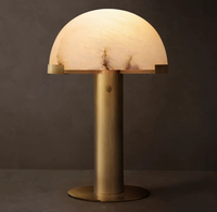 Lustre nordique de luxe en marbre, suspension réglable en albâtre pour restaurant et bar
