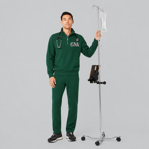 Felpa da Donna Personalizzata con Ricamo, Zip a un Quarto, Collo Alto, Invernale, con Logo - Product Image 5