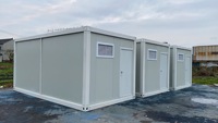 Unité de stockage modulaire préfabriquée à montage rapide, entrepôt portable, cabine de rangement