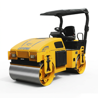 Compacteur vibrant LUTONG LTC203 de 3 tonnes, directement de l'usine, capacité de montée de 30 %, longueur de 2760 mm, idéal pour le compactage sur sites étroits