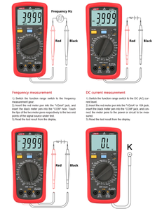 Digitales Multimeter UT39A+ UT39C+ manueller Reichweite-Elektrikant Multimetro Kondensator Tester digital mit LCD-Hintergrundbeleuchtung Datenaufbewahrer - Product Image 4