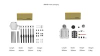 BROUAV 3.5 pouces de haut Tricopter Drone cadre pompe composant central écologique 1 an de garantie léger 7g fabriqué en Chine