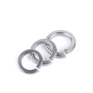 Din127 m16 a m8 in acciaio inox blocco a molla rondelle estremità quadrate nichelato