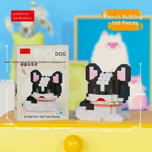 Vente directe d'usine, modèle de blocs de construction pour chat <span class=keywords><strong>à</strong></span> trois couleurs, jouet éducatif, emballage anglais, matériau ABS, personnalisable - Product Image 2