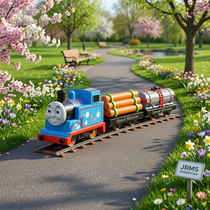 Ensemble de 11 Pièces de Circuit de Train de Dessin Animé en Plastique avec Train Électrique pour Enfants de 2 à 4 Ans - Product Image 6