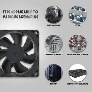 Ventilador de Refrigeración de Plástico de CC Sin Escobillas Eléctrico de Alta Calidad, 5V/12V/24V, 40-60mm, Flujo Axial, Silencioso, Personalizable ODM para Computadora - Product Image 5