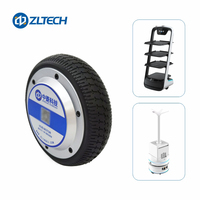 Zlltech — roue électrique sans balais pour robot mobile, moteur de moyeu, 6.5 pouces, 24V, 36V, 48V, 250W, 8n. m, 150kg de charge, expédition rapide