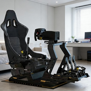Simulateur de course <span class=keywords><strong>complet</strong></span> en gros : cockpit <span class=keywords><strong>complet</strong></span>, siège de course stable pour centre de jeux intérieur - Product Image 1