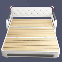 Sofá Cama Convertible Estilo Europeo Moderno ModHomi con Tela Elegante y Construcción Robusta para Uso en el Hogar, Sala de Estar o Dormitorio