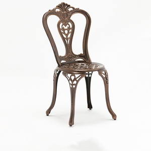 Ensemble <span class=keywords><strong>bistrot</strong></span> moderne en aluminium moulé, mobilier d'extérieur pour hôtel, jardin, cour, salon et <span class=keywords><strong>cuisine</strong></span> - Product Image 1