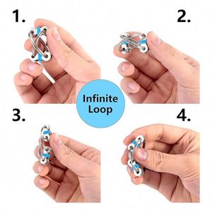 Lot de jouets Fidget Switch Clicker, Fidget Pad, pour soulager le grattage cutané, stimulation sensorielle, anti-stress, éducatifs, en caoutchouc et métal - Product Image 4