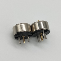 8mm 원형 2핀 자석 포고핀 커넥터 암수 세트