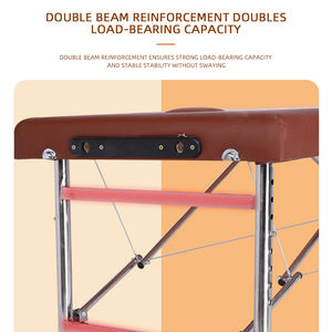 <span class=keywords><strong>Table</strong></span> <span class=keywords><strong>de</strong></span> <span class=keywords><strong>massage</strong></span> pliable légère, lit pour extensions <span class=keywords><strong>de</strong></span> cils, réglable en hauteur sur <span class=keywords><strong>8</strong></span> niveaux avec appui-tête et accoudoirs pour salon - Product Image 3