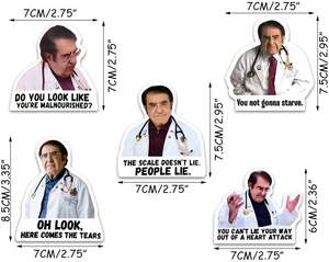 12 पैक डॉ. अब मैग्नेट फ्रिज ड्रायनेट-3 "x 3" मजबूत चुंबक, काला पाठ, प्रेरक आहार सहायक - Product Image 2