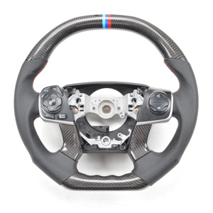 Volante Deportivo de Fibra de Carbono 3D Nuevo a <span class=keywords><strong>Precio</strong></span> de Fábrica YLC para Toyota Hilux Fortuner Land Cruiser <span class=keywords><strong>GR</strong></span> Previa - Product Image 2