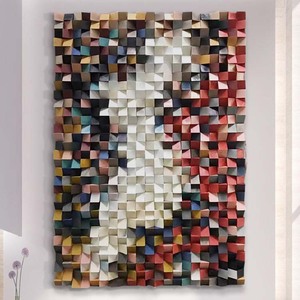 手作り壁掛けモザイクアールデコ調のデザインスタイル金属素材OEM & ODMモダンな高級ホームデコレーション - Product Image 4