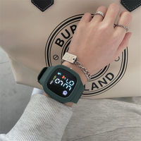 Reloj Deportivo Digital de Lujo 2024 con Pantalla LED Cuadrada y Correa de Silicona/Goma para Uso Unisex