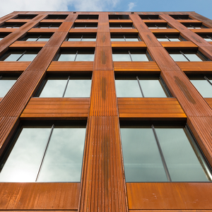Panneau de bardage mural en acier Corten et aluminium découpé au laser, personnalisable, pour usage extérieur moderne, certifié ISO 9001, directement de l'usine, 5 - Product Image 2