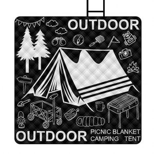 Hot Selling Foldable <b>Portable</b> Thickened Waterproof Outdoor Grass Camping Mat <b>Mattress</b> Customized Beach Picnic Blanket - Product Image 3