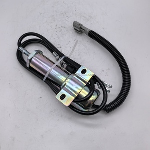 วาล์วโซลินอยด์หยุดเครื่องยนต์ 24V รุ่น 11E1-60100 11E160100 วาล์วปิดเครื่อง สำหรับอะไหล่รถขุด R210-5 R210-7 - Product Image 2