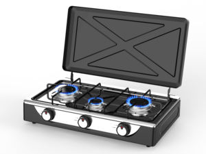 OEM yüksek kaliteli ocak gaz sobası 3 brülör gaz sobası masa üstü paslanmaz çelik taşınabilir gaz sobası - Product Image 4