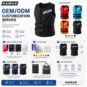 <span class=keywords><strong>Chaleco</strong></span> <span class=keywords><strong>Salvavidas</strong></span> de Neopreno Personalizado para Adultos, Chaqueta de Flotabilidad Profesional para Surf, Kayak, <span class=keywords><strong>Moto</strong></span> Acuática, Rafting, Natación y Deportes Acuáticos - Product Image 3