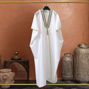 ثوب تطريز إسلامي للرجال دبي السعودية جبة ثوب إسلامي ملابس عزاب زي موحد للبيع بالجملة عالي الجودة - Product Image 6