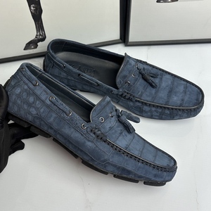 Zapatos de Vestir de Piel de Cocodrilo Marrón para Hombre, Calzado Casual Exótico 100% Genuino con Suela de Goma Resistente - Product Image 3