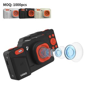Mini caméra rétro CCD noire en gros, mode beauté, 72MP, enregistrement vidéo 4K, pour promotion - Product Image 6
