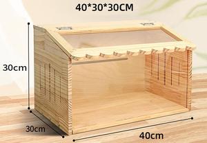 <span class=keywords><strong>Jaula</strong></span> para hámster <span class=keywords><strong>de</strong></span> 40, 50, <span class=keywords><strong>60</strong></span>, 80 <span class=keywords><strong>cm</strong></span>, madera maciza, Gabbia por Criceti, accesorios pequeños, <span class=keywords><strong>jaula</strong></span> para hámster para animales - Product Image 4