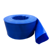 Tuyau plat en PVC flexible haute pression de 3 pouces, durable, pour l'irrigation agricole professionnelle, longueur 50/100 m, léger, anti-UV