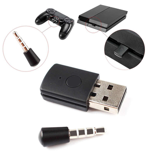3.5mm sans fil 4.0 + EDR sans fil USB <span class=keywords><strong>Dongle</strong></span> Dernière Version Adaptateur USB pour PS4 Performances Stables pour Casques sans fil