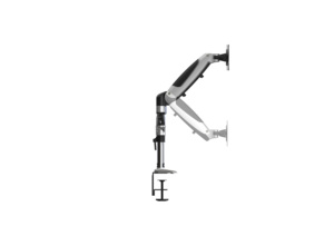 Soporte de Monitor Ajustable en Altura con Montura en V para <span class=keywords><strong>2</strong></span> Monitores de 15-32 Pulgadas, Aluminio y ABS, Inclinación de 90 Grados - Product Image 3