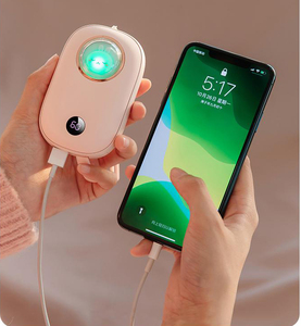 Mini calentadores de manos recargables de silicona, portátiles, recargables, recargables, Usb, Banco de energía - Product Image 3