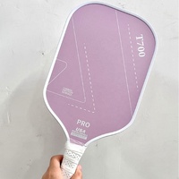 Raquette de pickleball en fibre de carbone T700 3k, finition mate texturée, modèle de compétition professionnel, approuvé aux États-Unis, OEM/ODM