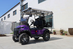 Carrito de Golf Solar Más Vendido, 4+2 Plazas, con Velocidad de 30-50 km/h y Autonomía de 50-70 km, Precio Bajo de Fábrica, Alta Calidad - Product Image 5