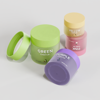 Runxuan PP Plastique 50g Crème Pour Le Visage Lotion Pot Mat 100g Cheveux Masque Conteneur 20g Lèvres Film Masque Pot 30g Yeux Crème Bouteille avec Bouchon