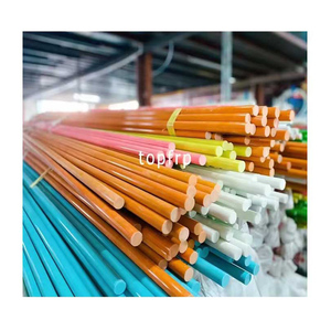 Tige ronde en fibre de verre solide durable de Pultrusion Bâton FRP Tiges en fibre de verre GRP tige ronde de pultrusion cfrp - Product Image 1