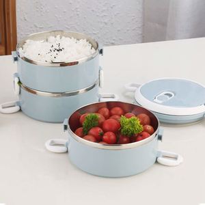 Lonchera Hermética de Acero Inoxidable 304, Contenedor de Alimentos Apilable de un Solo Nivel, Tapa de Acero Inoxidable, Portátil, Libre de BPA, Estilo Simple - Product Image 1
