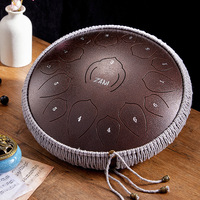 Wholesale Percussion Instrument Handpan Drum 14 Inch Steel Tongue Drum