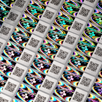 Hologramme personnalisé annulation de garantie autocollant anti-rayures sceau original authentique étiquettes de haute sécurité numéro de série Holo PET