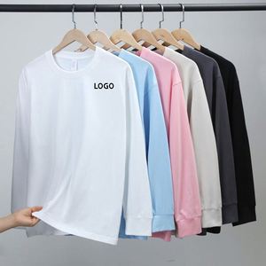 เสื้อยืดคอกลมทรงหลวม แขนยาว แบบซับลิเมชั่นสั่งทำได้  ผ้าคอตตอน 100% หนัก 230 กรัม สำหรับผู้ชาย - Product Image 1