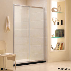 Pantalla de <span class=keywords><strong>ducha</strong></span> de vidrio templado, <span class=keywords><strong>puerta</strong></span> <span class=keywords><strong>corredera</strong></span> mágica de Foshan B13 - Product Image 2